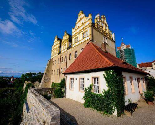 Schloss Bernburg Hausbootrevier Saale