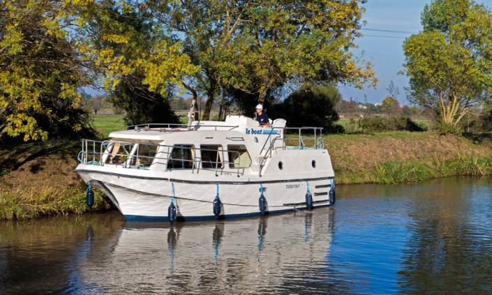 Hausboot Sheba mit 1 Kabine und Aussensteuerstand