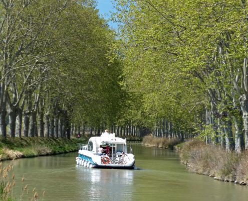 Hausboot auf dem canal du Midi Nicolsboot