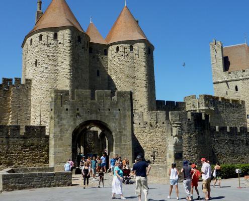 Hausboot mieten Altstadt von Carcassonne