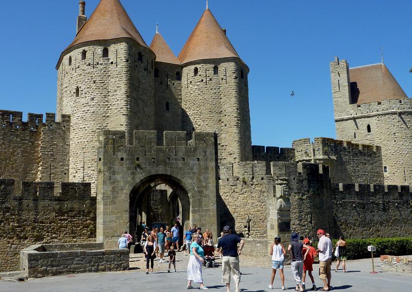 Hausboot mieten Altstadt von Carcassonne