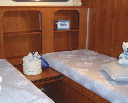 Hausboot Nicols 1350 Schlafkabine