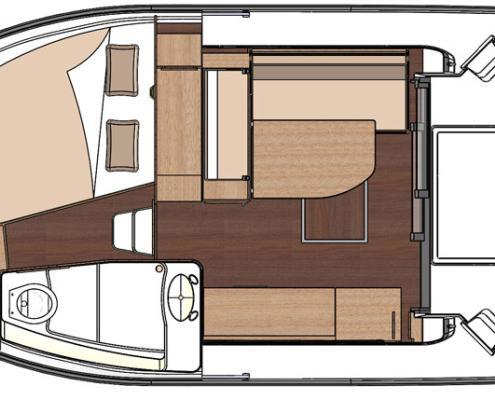 Hausboot Grundriss Nicols Primo