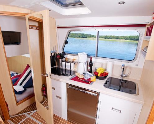 Hausboot Rivrboat 1122 Küchenzeile