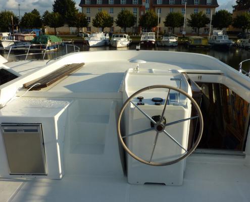 Hausboot Tarpon 49 QP Aussensteuer