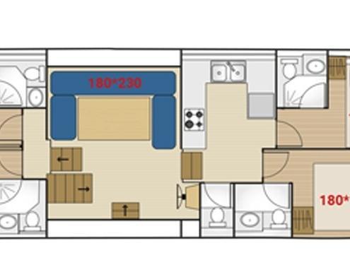 Hausboot Tarpon 49 QP Grundriss