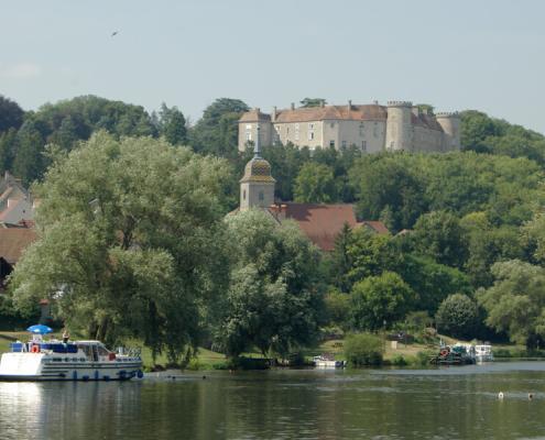 Hausboot in Ray sur Saône, Frankreich