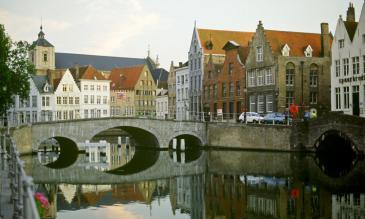 Brücke in Belgien in Brügge