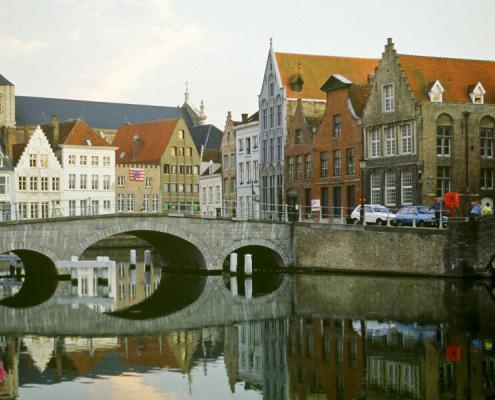 Brücke in Belgien in Brügge