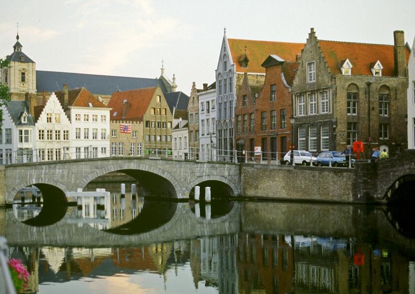 Brücke in Belgien in Brügge