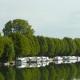 Hausboot Hafen in Jarnac