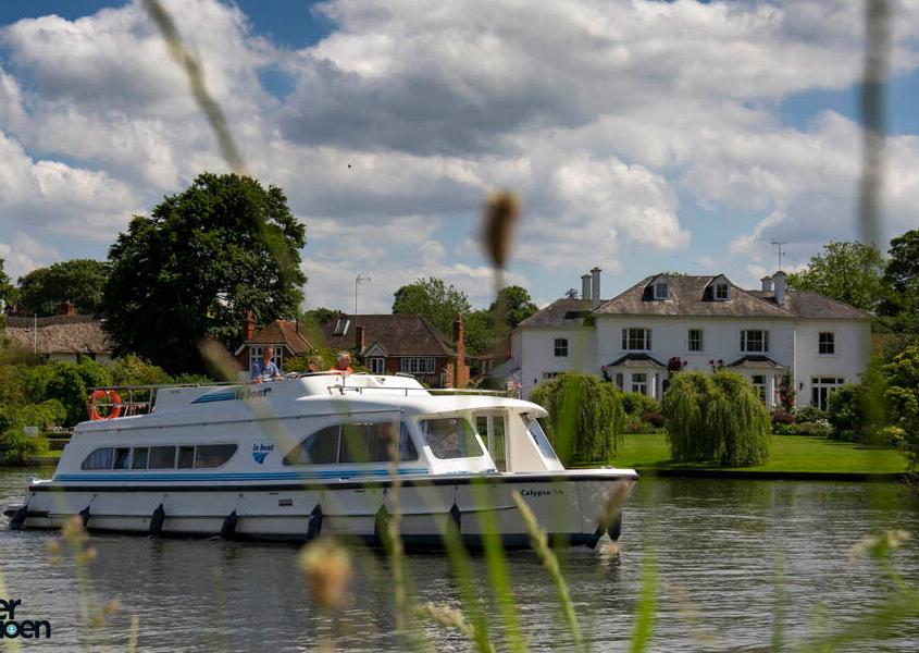 Hausbootrevier England Themse London Hausboot Calypso