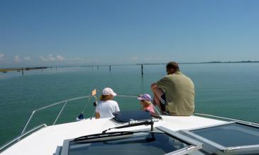 Laguna Grado, Hausboot Italien