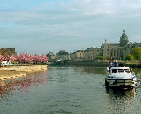 Hausboot fahren Mayenne, Chateau Gontier