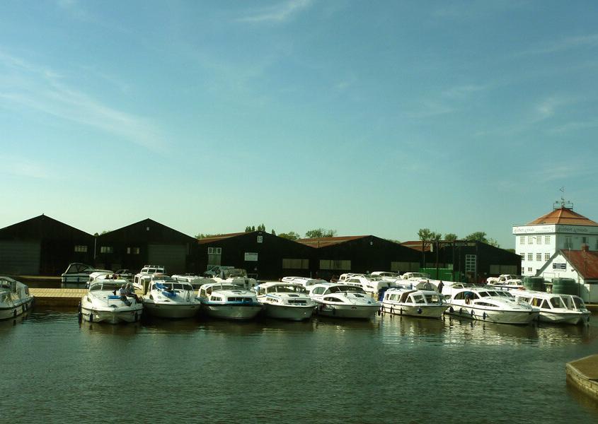 Hausboot Norfolk Broads Hafen