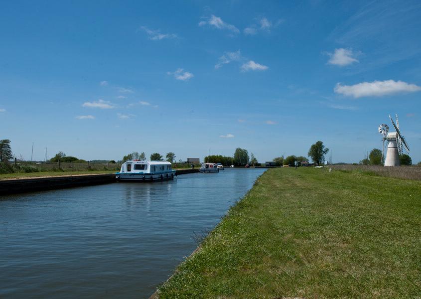 Hausboot in Thurne herrliche Landschaften