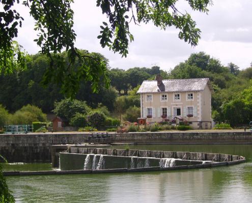 Hausboot Mayenne Schleusenhaus Hausboot Sarthe Anjou