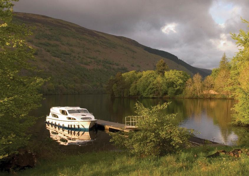 Bootsferien Schottalnd Hausbootrevier Caledonian Canal Loch Oich