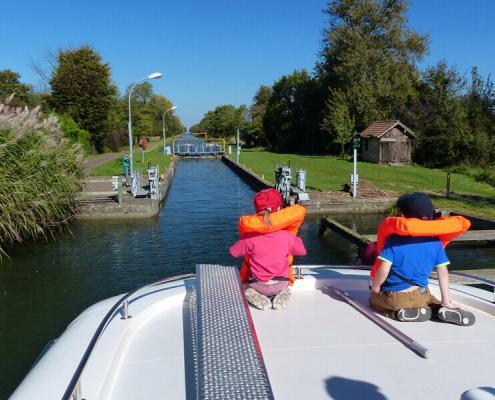 Schleuse in Boofzheim Elsass