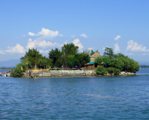 Hausboot fahren in der Lagune Grado Marano