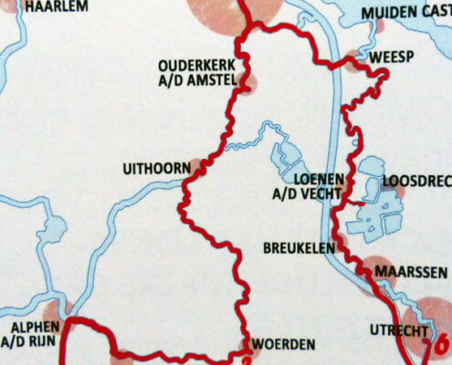 Hausboot Rundkurs Holland Landkarte