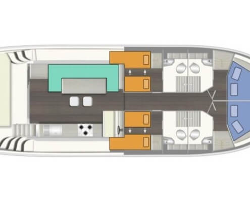 Leboat Horizon4 Grundriss