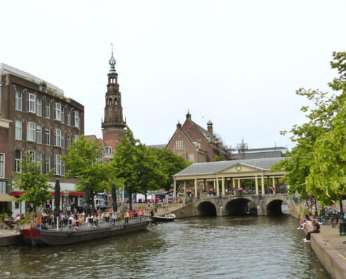 Hausboot Holland Innenstadt Leiden
