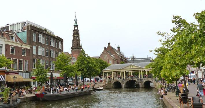 Hausboot Holland Innenstadt Leiden