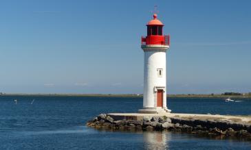 Camargue Etang de Thau Leuchtturm