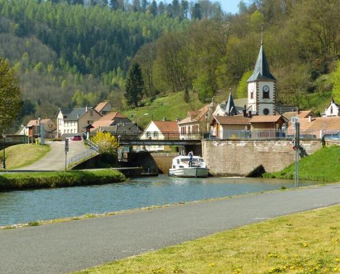 Hausboot in Lutzelburg Hausbooturlaub Elsass Lothringen