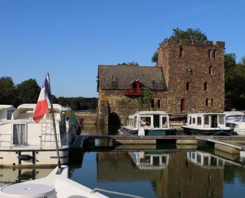 Hafen Chenille Change an der Mayenne