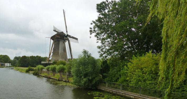 Hausboot mieten Holland Mühlen