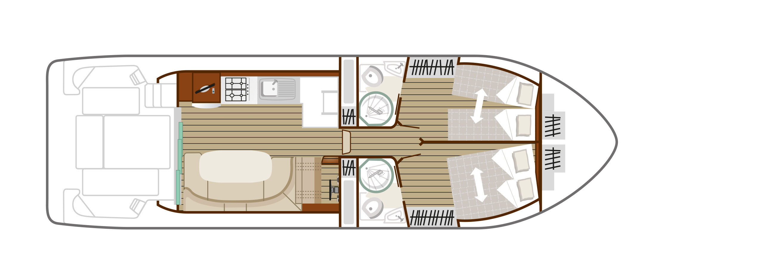 Hausboot Nicols Quattro Fly