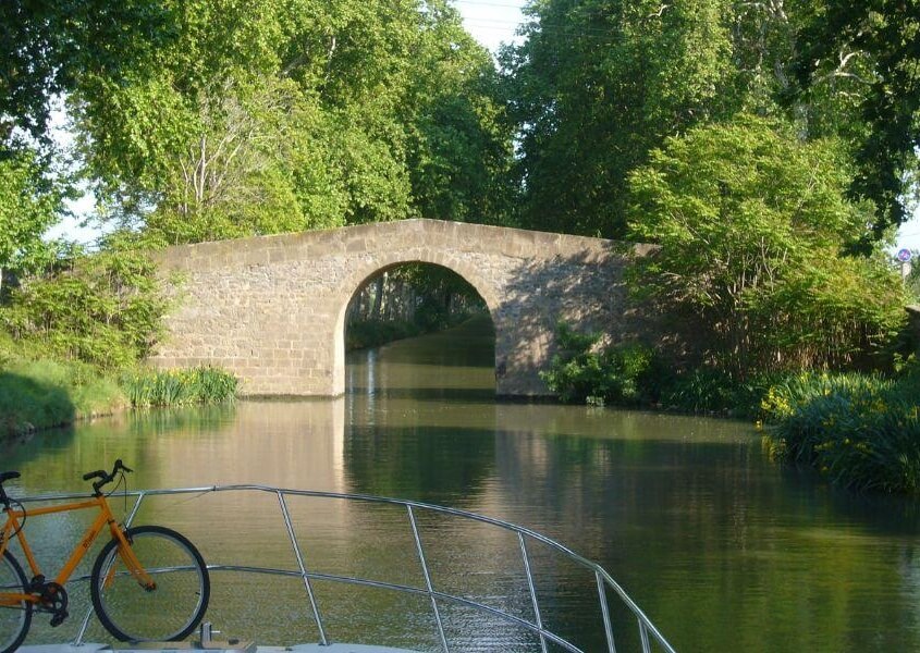 Brücke am Canal du Midi