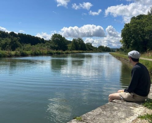 Canal de Bourgogne in Tanlay