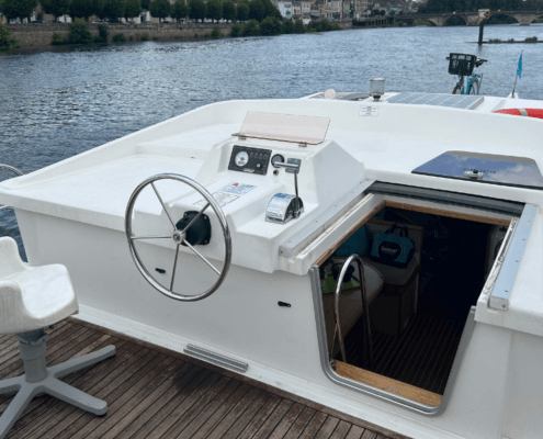 Hausboot Penichette1500FB Außensteuerstand