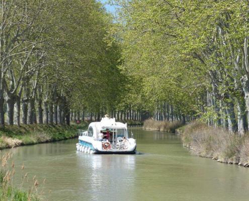 Nicols Hausboot am Canal du Midi