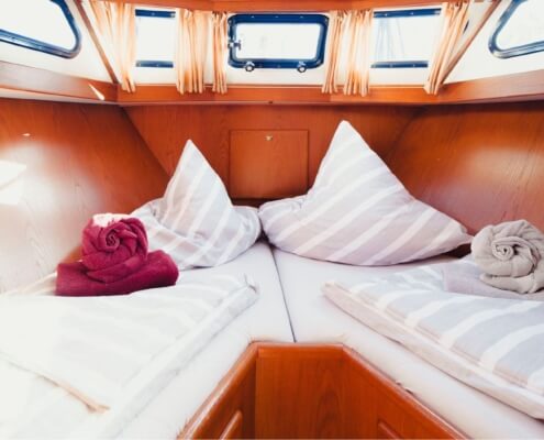 Bugkabine Hausboot Anabell