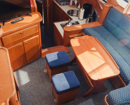 Wohnraum Hausboot Anabell