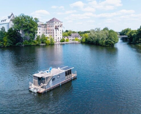 Ferienhaus auf dem Wasser