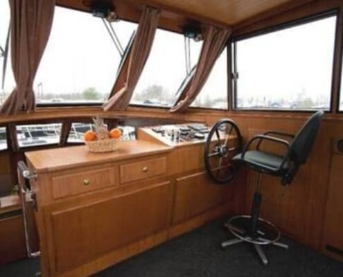 Steuerstand im Pilothouse