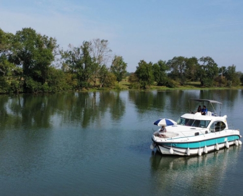 Hausboot auf der Saône
