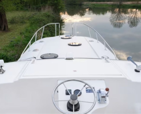 Außensteuerstand Hausboot Elegance