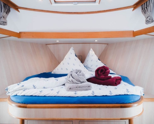 Bugkabine Hausboot Mon Amour