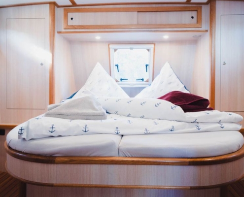 Heckkabine Hausboot Mon Amour