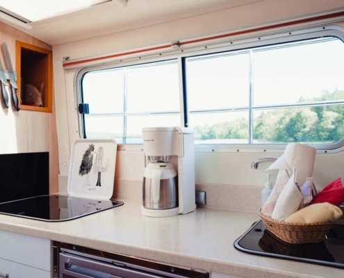 Küche der Riverboat 1122