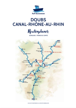 Routenplaner Hausboot Doubs