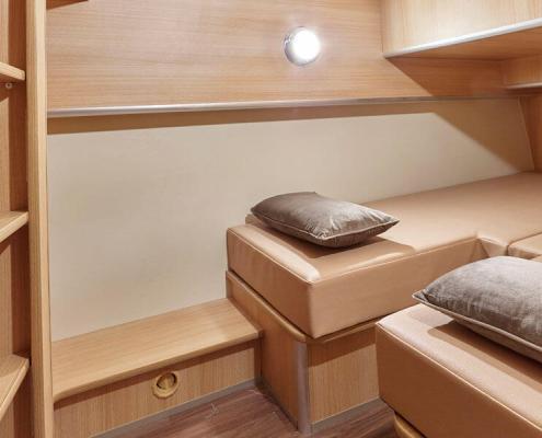 Hausboot Nicols Sixto Green Schlafkabine