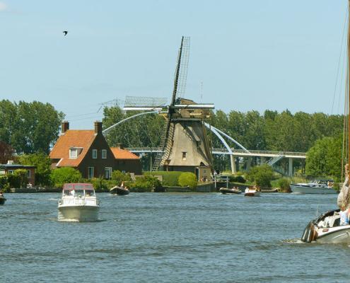 Boote in Muiden Holland