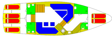 Hausboot Holland Danny Grundriss